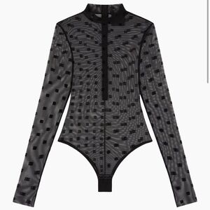 Givenchy bodysuit in 4g tulle
